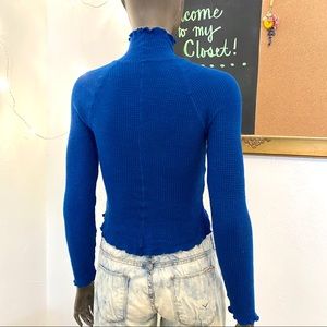 Free People Tops - Free People Royal Blue Top Free People Tops - Free People Royal Blue Top